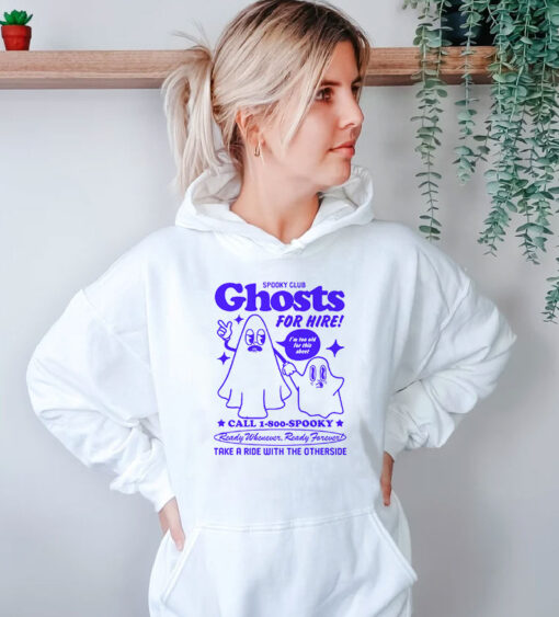 Ghosts For Hire Halloween Hoodie