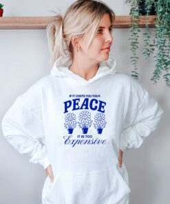 If It Costs Your Peace It Is Too Expensive Hoodie