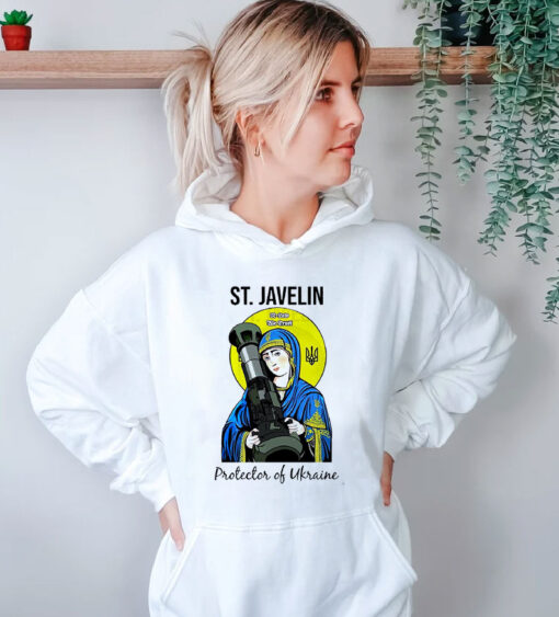 St. Javelin Protector Of Ukraine Support Stand With Ukraine Hoodie