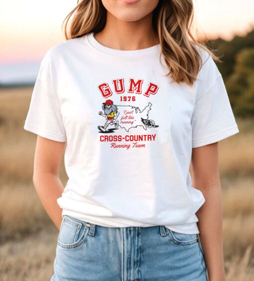 1976 Gump Cross Country Running Team T Shirt