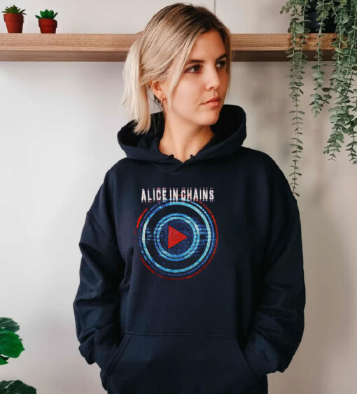 Alice In Chains Play Button Miami Montreal Tour Hoodie