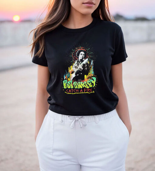 Bob Marley And The Wailers Catch A Fire Tracklist T Shirt