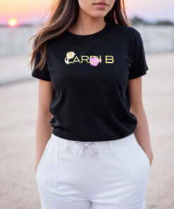 Cardi B Fish Logo T Shirt