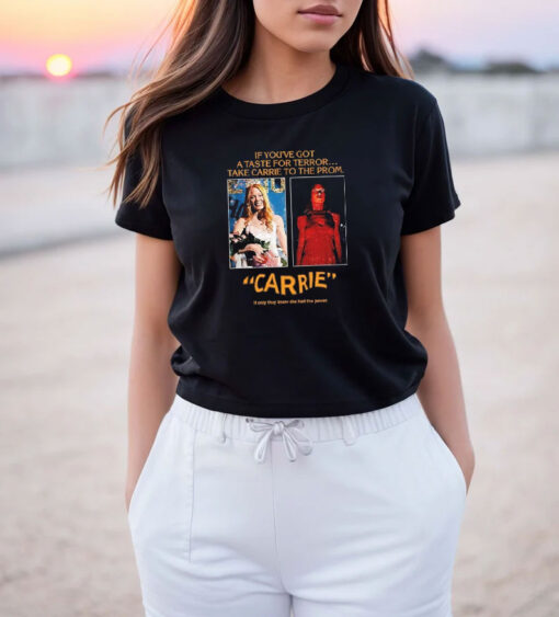 Carrie V3 Horror Movie Poster T Shirt