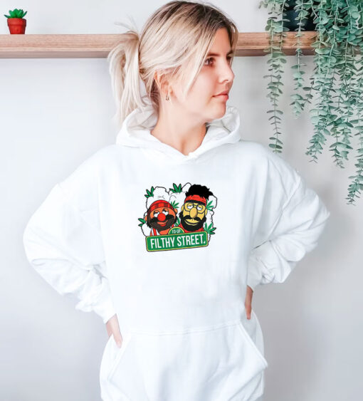 Cheech and Chong Filthy Street Marijuana Hoodie