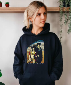 Cowboy Bebop Spike And Faye On Wall Hoodie