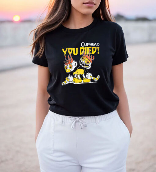 Cuphead You Died T Shirt