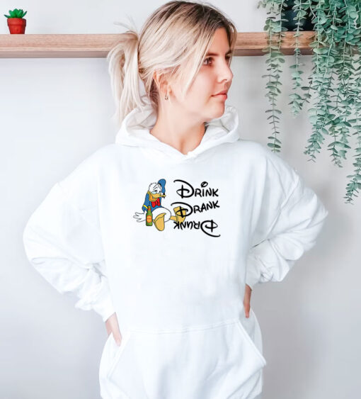 Donald Duck Drink Drank Drunk Hoodie