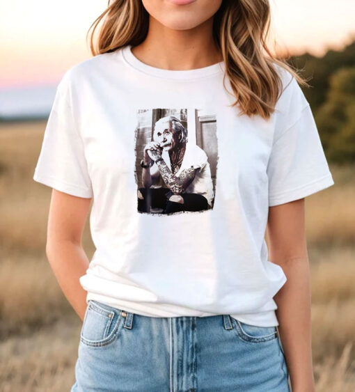 Funny Albert Einstein Tattoo T Shirt