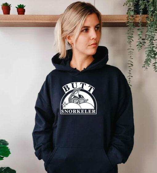 Funny Butt Snorkeler Hoodie