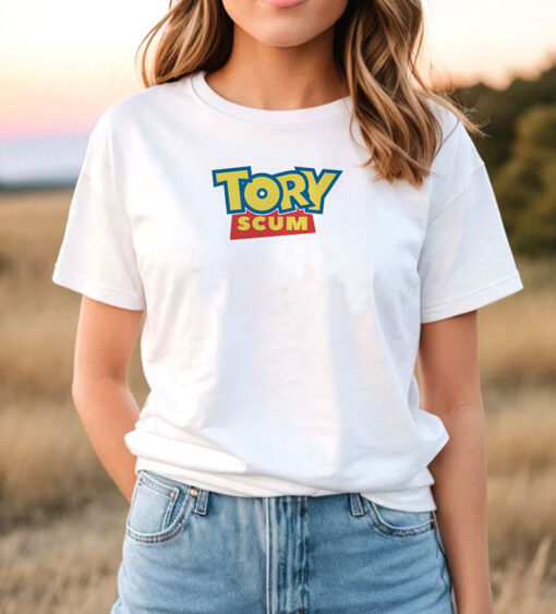 Funny Tory Scum T Shirt