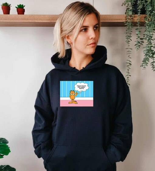 Garfield Trans Rights Are Human Rights Hoodie