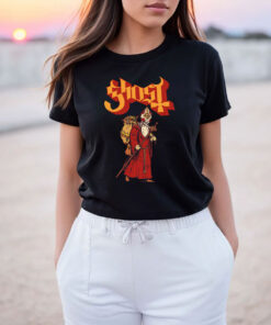 Ghost Greetings From Papa Noel Slim Fit T Shirt