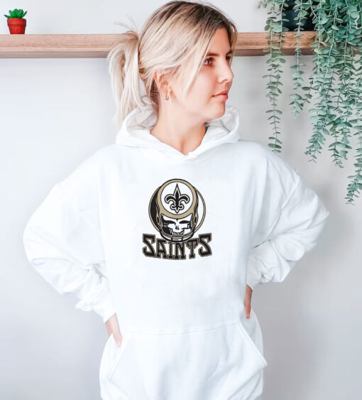 Grateful Dead Homage New Orleans Saints Hoodie