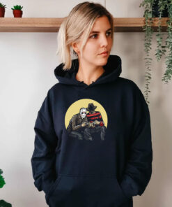 Horror Scary Movie Villains Playing Video Games Hoodie