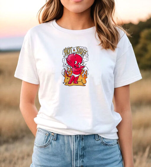 Hot Stuff The Little Devil Flames T Shirt