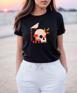 I Don't Know How But They Found Me Mushroom Skull T Shirt