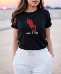 Interpol Band Hands Red T Shirt