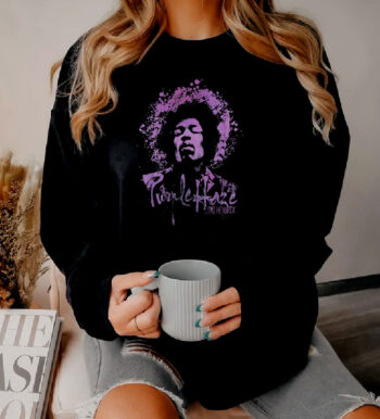 Jimi Hendrix Purple Haze Spray Sweatshirt