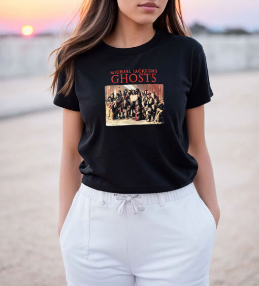 Michael Jackson Ghosts Boyfriend Fit Girls T Shirt