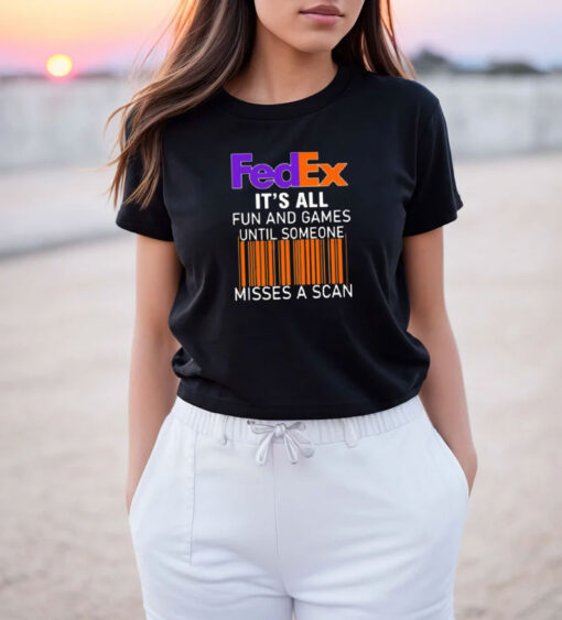 New Fedex Fun And Games Scan T Shirt