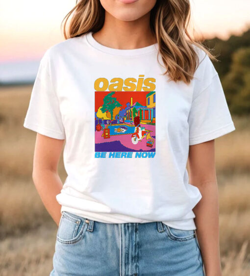 Oasis Organic Be Here Now T Shirt