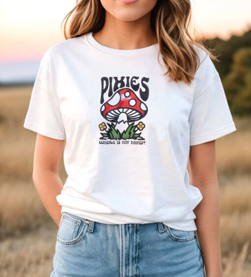 Pixies Where Is My Mind Mushroom T Shirt