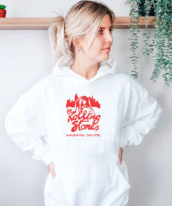 Rolling Stones Mick New York City June 1975 NYC Hoodie