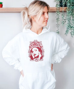 Selena Como La Flor Boyfriend Fit Girls Hoodie