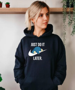 Snorlax Pokemon Just Do It Later Hoodie