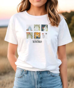 Studio Ghibli My Neighbor Totoro Art Grid T Shirt