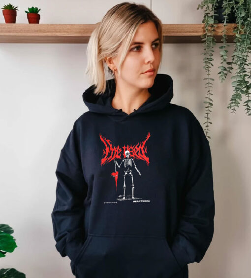 The Used Heartwork Skeleton Hoodie