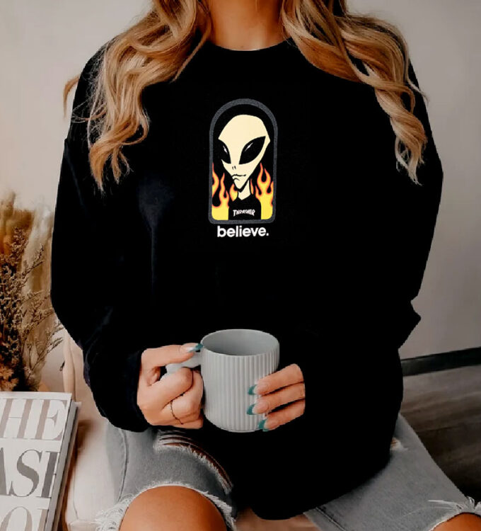 Thrasher x Alien Graphic Sweatshirt