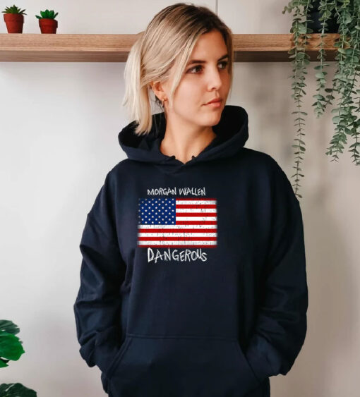 USA Flag Morgan Wallen Dangerous Hoodie