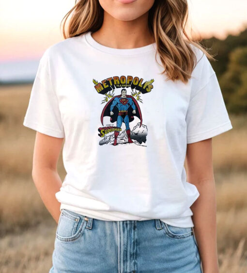 Vintage 1980 Superman Metropolis T Shirt