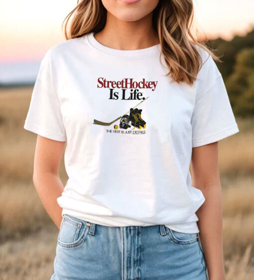 Vintage 1994 Street Hockey Is Life Single Stitch T Shirt