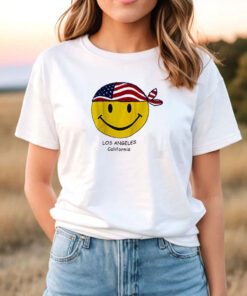 Vintage Smiley Face Los Angeles California T Shirt