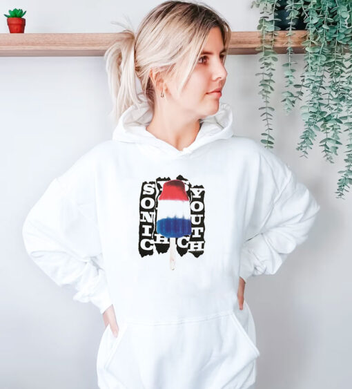 Vintage Sonic Youth Bomb Pop Ice Cream 1991 Hoodie