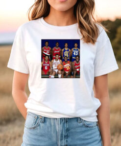 1985 Nba Dunk Contest Michael Jordan Dr J Julius Erving T Shirt