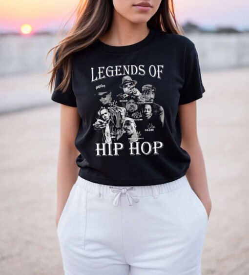 2023 Legends Of Hip Hop Biggie Tupac Shakur Eazy E Ice Cube Eminem T Shirt