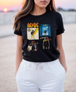 AC DC Multi Albums T Shirt