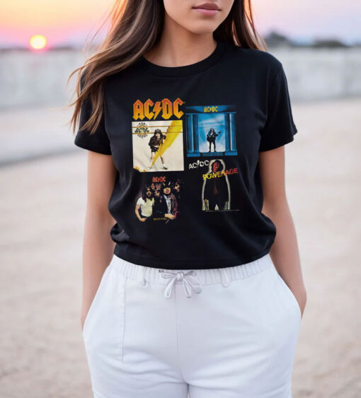 AC DC Multi Albums T Shirt