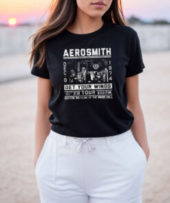 Aerosmith Wings Tour 64 Music T Shirt