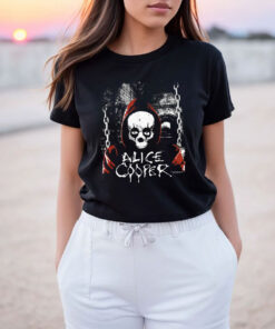 Alice Cooper Hooded Skull Vintage T Shirt