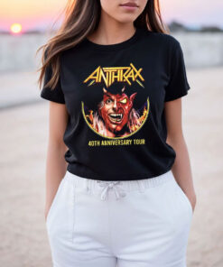 Anthrax Preacher Devil 40Th Anniversary Tour 2023 T Shirt