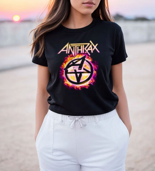 Anthrax The Flame Penta Thrax Vintage T Shirt