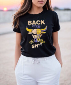 Back Bull Back On My Shit Basketball T Shirt