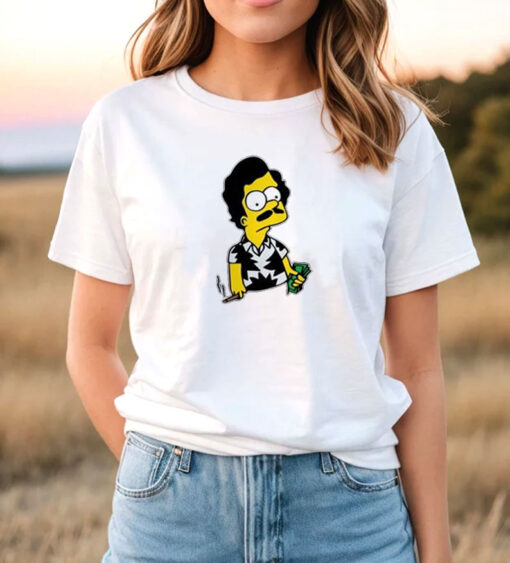 Bart Simpson Pablo Escobar Narcos T Shirt