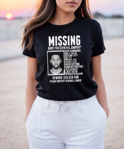 Ben Simmons Missing Have You Seen His Jumper Brooklyn T Shirt