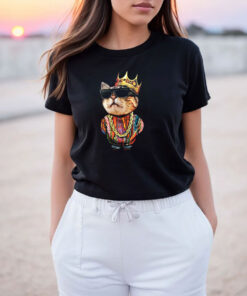 Big Paw Paw Biggie Graphic Cat T Shirt